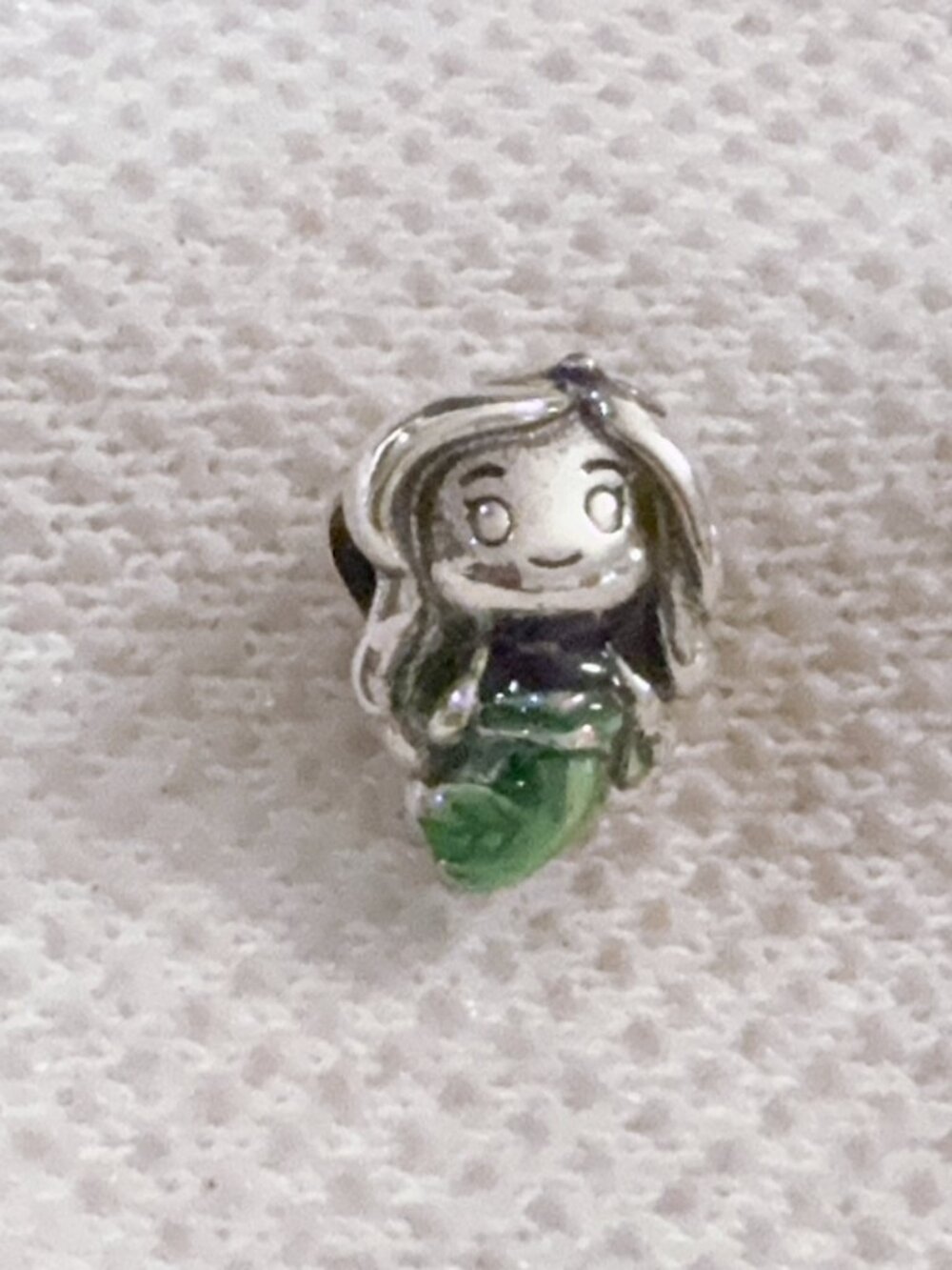 Disney The Little Mermaid Ariel S925 Silver Charm For Pandora Bracelet Necklace